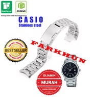 Stainless STRAP ORI CASIO MTP-V002 CAKEP BAND WATCH STRAP CHAIN MTPV002 MTP V002