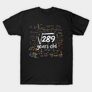 Amber's Unisex Square Root of 289 Years Old Funny Math Birthday 17 Years Old T-Shirt