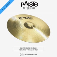 PAISTE BRASS 101 DARK TONE RIDE CYMBAL 20 INCH (DRUM CYMBAL/ SEAMUSICIAN)