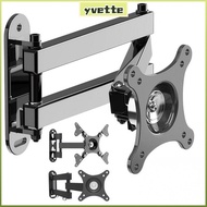 YVE LCD Monitor Bracket, Rotatable Extendable Computer Bracket, Universal Sturdy Wall Mount 10-37in 