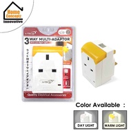 [ Electrical ] A-Tech 3 WAY Multi-Adaptor With Light Switch