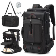 Convertible travel backpack 35L/60L/80L, with shoe compartment, men's and women's multifunctional la
