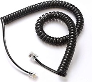 Heavy Duty Telephone Handset Cord 12-Ft Stretched Phone Curly Cords 2ft Coiled for Panasonic KX-NT68