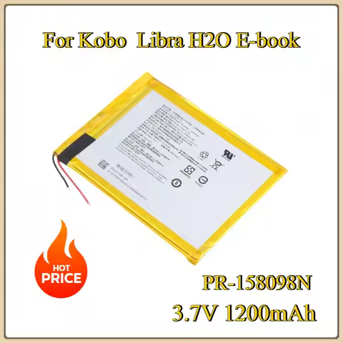 New PR-158098N 3.7V 1200mAh Battery For Kobo Libra H2O E-book Battery
