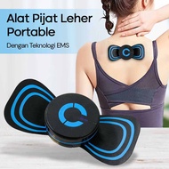 Alat Pijat Elektrik Tempel Mini Terapi AMT Massager USB / Pijat Leher Getar / Pijat Punggung Tengku