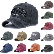 topi NEW YORK cap embroidery letter outdoor sports cap women Sand washed 100% cotton baseball cap me