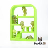 Smiski House Display Shelf - 3D Printed Figure Stand