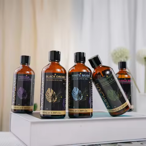 MAYJAM 100ML Fragrance Diffuser Oil White Musk Bubble Gum Sea Breeze Baby Powder Coffee Freesia for 