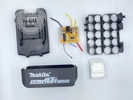 Vỏ Pin Makita 14.4V Chân sạc Adapter Không led báo pin