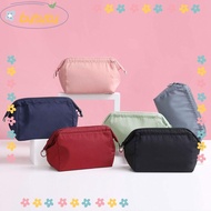 BUTUTU Travel Cosmetic Bag Morandi Color Makeup Pouch Small Purse Toilet Bag