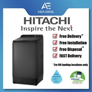 HITACHI LTL 10MVW0T1 10KG TOP LOAD INVERTER WASHING MACHINE