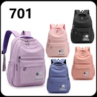 701 #Korea Backpack High Quality ( Beg Sekolah / School Bag / Beg Galas / Laptop / College ) Design Girl