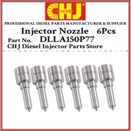 6pcs Fuel Injector Nozzle DLLA150P77 093400-5770 H105017261 9432610434 for TOYOTA Landcruiser 80 100