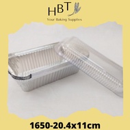 5 pcs Aluminium Foil Tray With Lid / Aluminium Tray / Bekas Aluminium 1650c