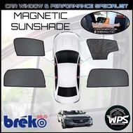 (Buatan Malaysia) Honda HRV HR-V 2022-2024 (4 Pcs) Breko Sun Shade Car Magnetic Sunshade [Front / Re