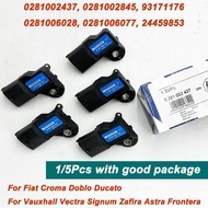 1/5Pcs OE 0281002437 0281006028 MAP Boost Pressure Sensor 0281006076 93171176 24459853 for Fiat Crom