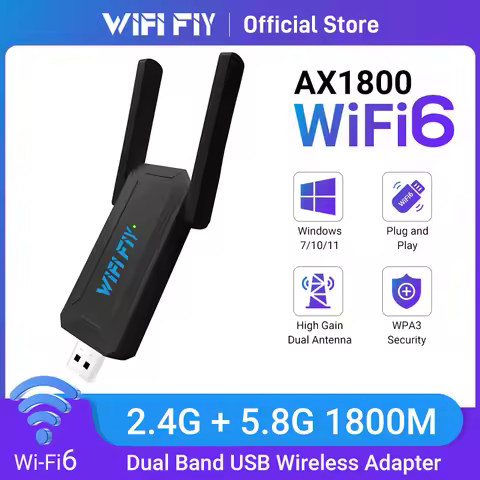 WiFi 6E USB Adapter 3000Mbps Wireless Network Card USB 3.0 Tri-Band 2.4G 5G 6G Wifi Receiver Wifi Ho