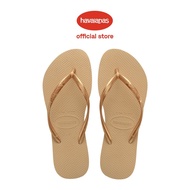 Havaianas Women Slim Flip Flops - Golden