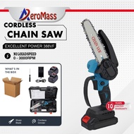 Chainsaw Cordless Chainsaw Saw Gergaji Elektrik Mesin 6”Inch Mini Chainsaw