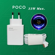 Charger poco X6 Neo X5 M5s M4 Pro Poco Pad M4 Pro 5G X3 Pro F3 X3 M2 Pro X3 NFC Carger Casan 33W USB