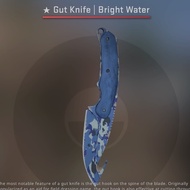 CSGO Skin ★ Gut Knife | Bright Water Cosmetic, Instant Trade