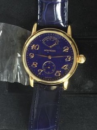 (罕有) Montblanc Meisterstück Power Reserve 7003 with Lapis Lazuli Dial (29023) 萬寶龍青金石動力儲存7003手錶