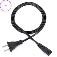 yiyi EU Power Cable 2pin IEC320 C7 US Power Extension Cord For Dell Laptop Charger Canon Epson Print