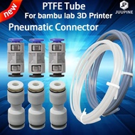 Tiub PTFE untuk pencetak 3D 2.5mm 4mm Untuk Bamboo lab P1s/P1P/X1c/X1/X1E Penyambung Tiub PTFE untuk