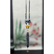 0606黑白多宝天珠项链0606 Black White Duobao Dzi Necklace