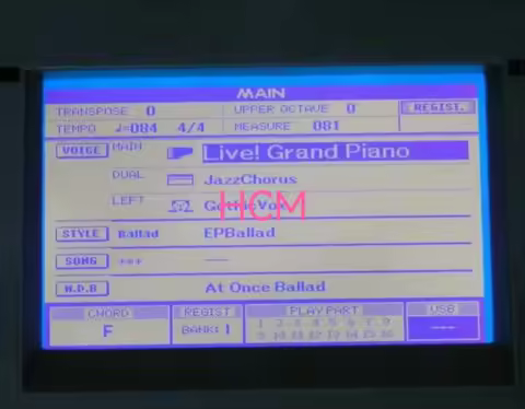 New LCD Display Screen for Yamaha Psr S500 S550 S650 DGX-520/620/630/640 mm6 mm8