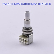 1 Keping Potentiometer Dwi Konsentrik Bersusun(POT) Dengan Penahan Tengah - (B5K/B10K/B50K/B100K/B25