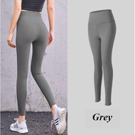 GirlsHub Women Yoga Pants Fitness Seluar Legging Long Pant Yoga Sports Fitness Seluar Gym Yoga Pants