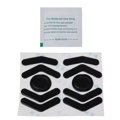 0.6mm Thickness Mouse Feet Pad Mouse Skates Sticker for G604 Mouse Foot Pad 2Set/Pack