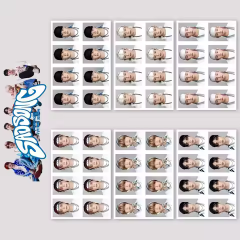 Kpop P1Harmony 2025 One-inch ID Photo THEO KEEHO JIUNG INTAK Photocards SOUL JONG SEOB P1ece Fans Co