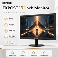 EXPOSE จอคอม 24 นิ้ว จอคอมพิวเตอร์ 75hz monitor 22 นิ้ว จอคอม 27 นิ้ว จอคอม 19 นิ้ว จอโค้ง เต็มจอไร้