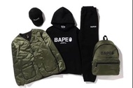 2XL 日本版 2025 A Bathing Ape Bape Premium happy bag set 福袋 jacket pants cap backpack