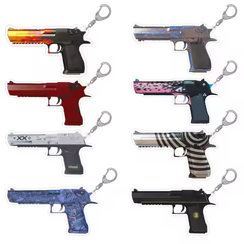 LuckySevenStore CS2 GO Pistols Desert Eagle Blaze Golden Koi Printstream Heat Treated Skins acrylic 