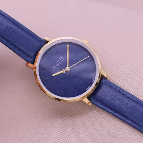 Women's Watch Japan Quartz Hours Simple Fine Fashion Dress Bracelet Real Leather Girl Gift Julius No