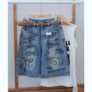 Min's Shoes - Korean fashion style Short Jeans Pants 517