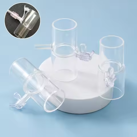 CPAP Oxygen TEE Adapter Breathing Machine Hose Connector Oxygen Mask Tube Converter Sleep Ventilator