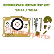 SUZUKI TS125 TS100 ( 1 SET ) CARBURETOR REPAIR KIT / MAIN JET PILOT JET FLOAT NEEDLE SLIDE JARUM GAS
