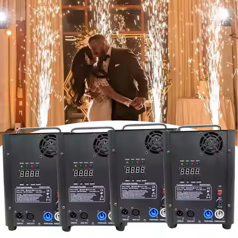 Butoy Mini Cold Sparks Machine 600W Fire Works Ti Powder DMX Cold Fire Work Machine Fountain Stage S