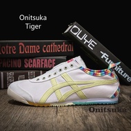 . Asics Onitsuka Tiger(authority)s Mexico66 Official Rainbow Slip on Canvas Sports Running Shoes