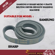 SAMSUNG WW70T3020WW WW70J3263KW WW70J42G0KM & SHARP ESDK1054PMS ESFK1054SMG (5EP J1270) DRYER BELTIN