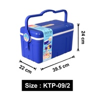 กระติกน้ำแข็งเก็บความเย็น /กล่องเก็บความเย็นพร้อมหูหิ้ว KEYWAY (9.L) รุ่น KTP-09
