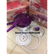 Supra 8 liter Pressure Cooker + Glass Lid Latest 8 liter 3 in 1 Pressure Cooker