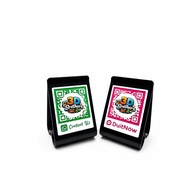 Custom Business QR Stand|QR Pay|Duit Now|Touch N Go E Wallet|