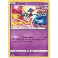 Pokemon TCG - DEOXYS 120/264 Theme Deck Exclusive - Fusion Strike