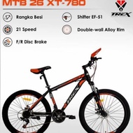 sepeda gunung mtb 26 trex xt 780 21 speed