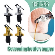 Oil Bottle Stopper Cap Sauce Nozzle Dispenser Sprayer Lock Wine Pourer  Liquor Leak-Proof Plug Bottle Stopper Kitchen Tool